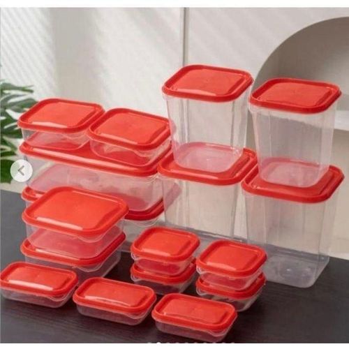 17pcs Unique Freezer Plastic Airtight Storage Containers