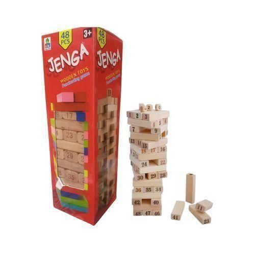 Building Blocks Tower Triumph: Jenga-Style Building Blocks Set