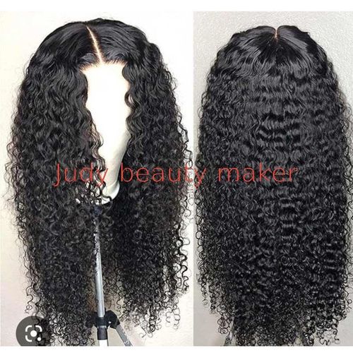 Quality Latest Kinky Curly Hair Wig With Closure Natural Colour