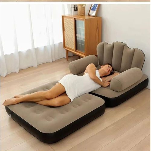 Inflatable Sofa – Sit & Lie Design with Manual Pump