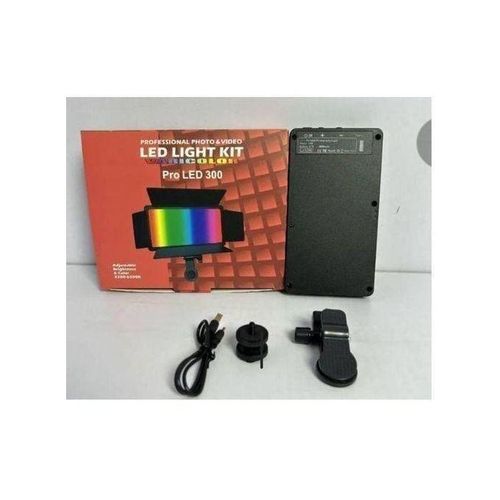 RGB LED LIGHT PRO 300 (No tripod stand Inclusive)