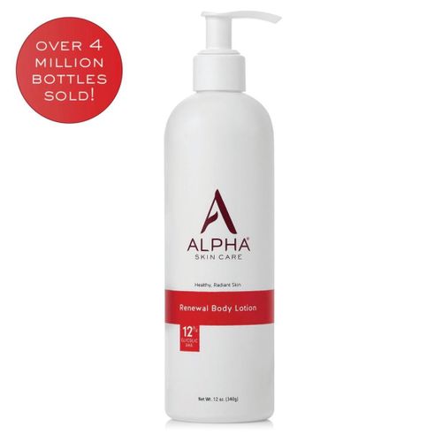 Alpha Skin Care Renewal Body Lotion with 12% Glycolic AHA