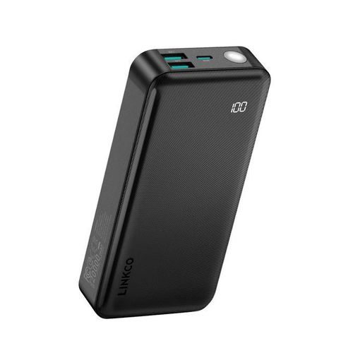 20000mAh 15W Fast Charging Type C In & Out Power Bank With Torch