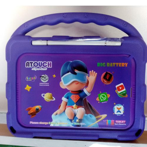 2 SIM, KIDS LEARNING TABLET 7. 85'INCHES RAM+ROM 12GB+256GB, SYSTEM 16.0, WITH GIFTS LIKE WRITTING TABLET ETC....