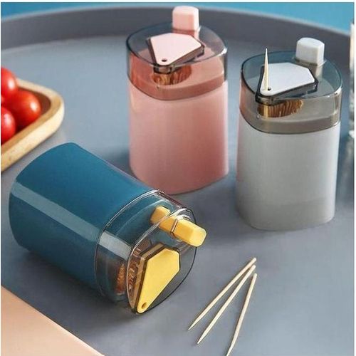 3PCS PopTop POP UP Toothpick Dispenser TOOTHPICK HOLDER MULTICOLOUR