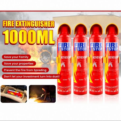 1000ml Aerosol Foaming Spray Fire Extinguisher Mini Car Fire Stop 4PCS