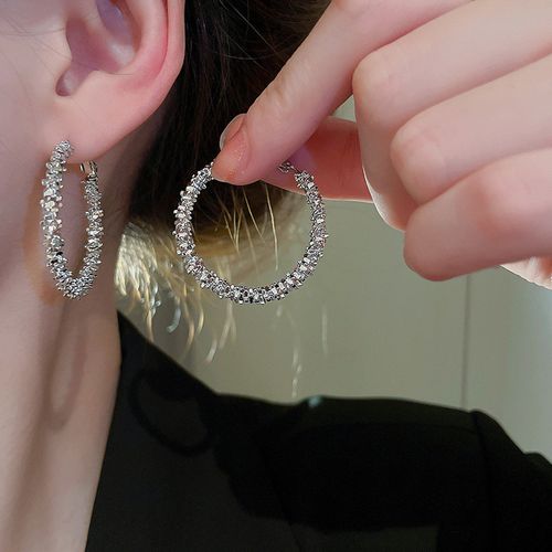 ZIRCONIA ICE LUXURY SHINY EARRINGS