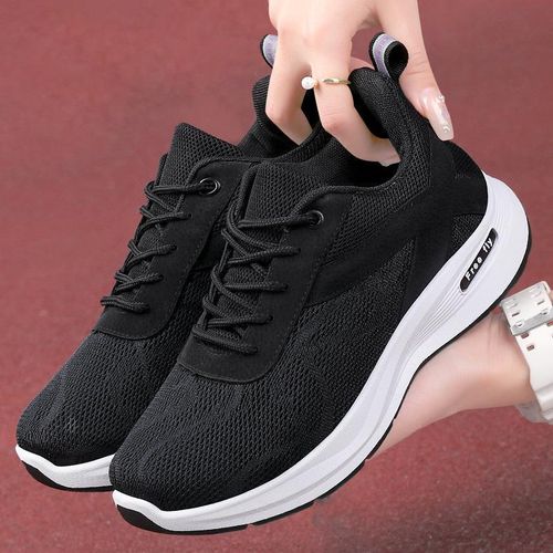 HOT OUTDOOR FEMALE SNEAKERS-BLACK
