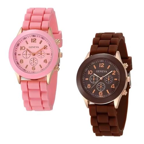 2 in 1 Stylish Luxury Wristwatch Wristwatch
