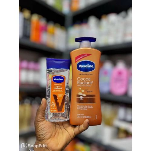 Intensive Care Cocoa Radiant Body Lotion 400ml + Intensive Care Cocoa Radiant Body Oil-200ml.