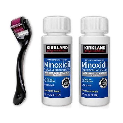 5% Hair Regrowth For Men 2-months Supply And Dermaroller Tool