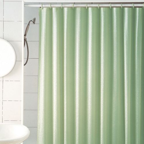 Antifungal Shower Curtain (Green) Cotton