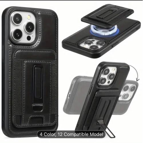 Leather Case For IPhone 15 Pro Max With Stand Cover