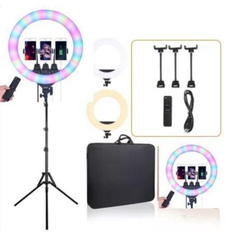 Rgb 18 Inch Ring Light LED - Ring Light Stand