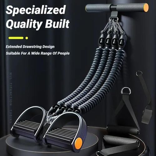 Pedal tensioner home multifunctional men's and women's fitness back and abdominal muscle training puller