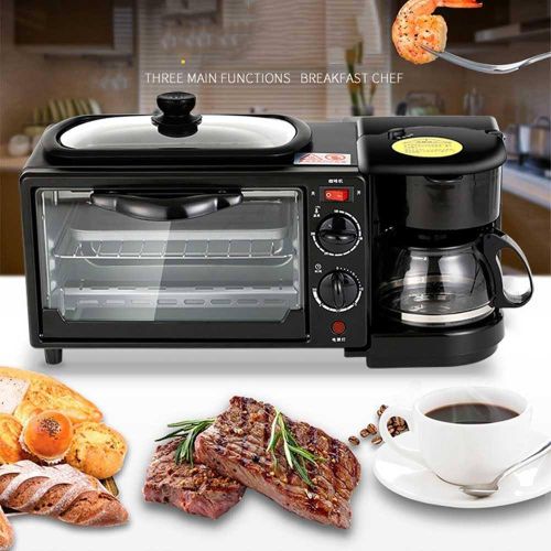 3 In 1 Breakfast Maker Machine With Coffee Maker