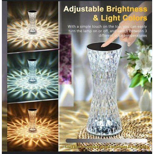 Diamond Crystal LED Lamp Touch Sensor