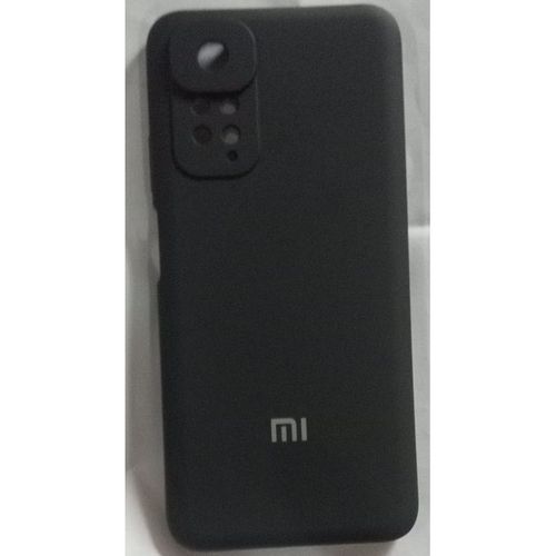 Mi Redmi Note 11/11S Silicone Back Case Black