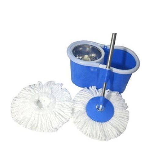 360 Degrees Magic Spin Mop - 2 Mop Head And Bucket