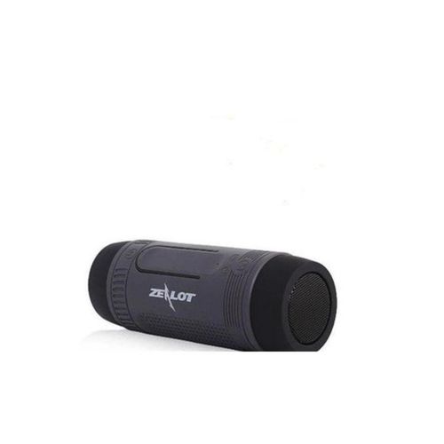 S1 Portable Wireless Bluetooth Speaker – 4-in-1 Outdoor Speaker with LED Flashlight, Power Bank, FM Radio & Bicycle Mount – Waterproof Hifi Sound
