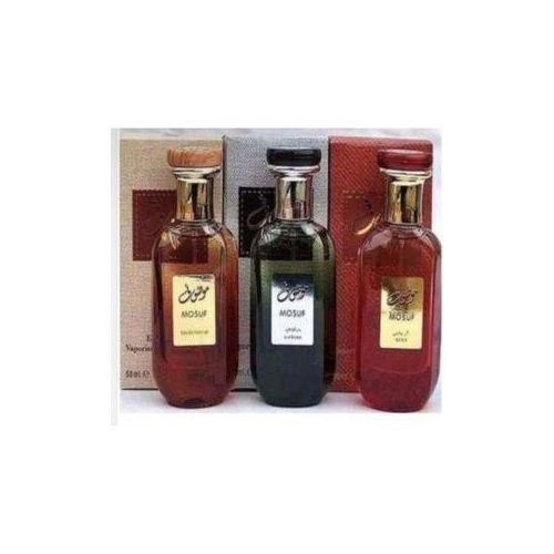 Genie Mosuf + Mousuf Ramadi + Mousuf ALYA Eau De Parfum Set – 3 x 50ml-NAFDAC NO:A2-103585