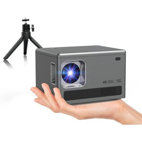 4G/5G Dual WiFi, BT5.0, Lumens, Smart Portable LED Home Theater Projector
