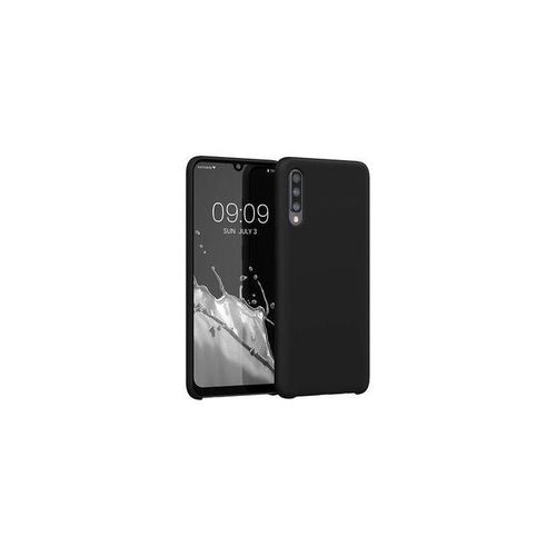 Galaxy A50 latest Protective Silicone Back Case - Black