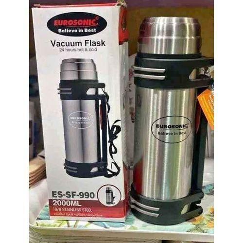 Stainless Steel Vacuum Hot/Cold Water Flask - 2000ML
