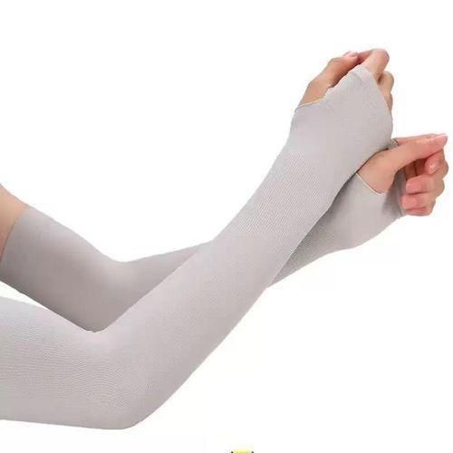 Quality Ice sleeves men's and women's summer arm guards Grey