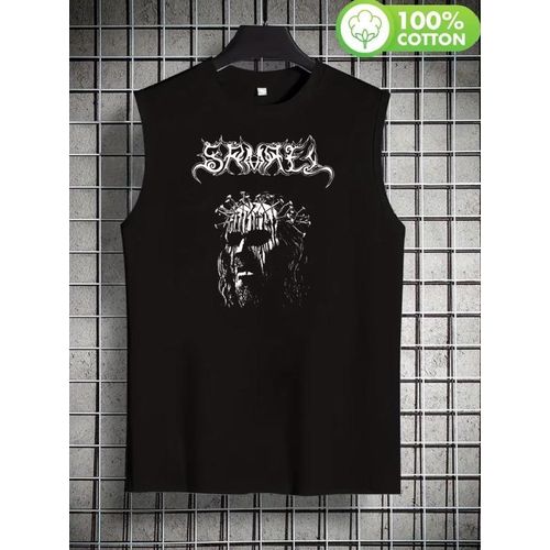 Unreal Crew Neck Tank Top-Black