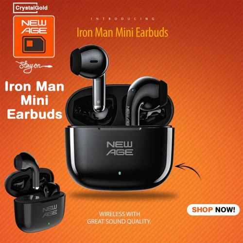 Iron Man Mini Earbuds Wireless Stereo Earbuds