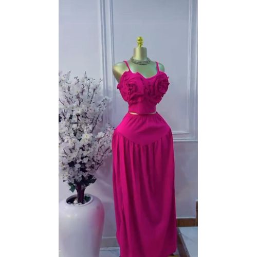 Beautiful Ladies Skirt And Crop Top