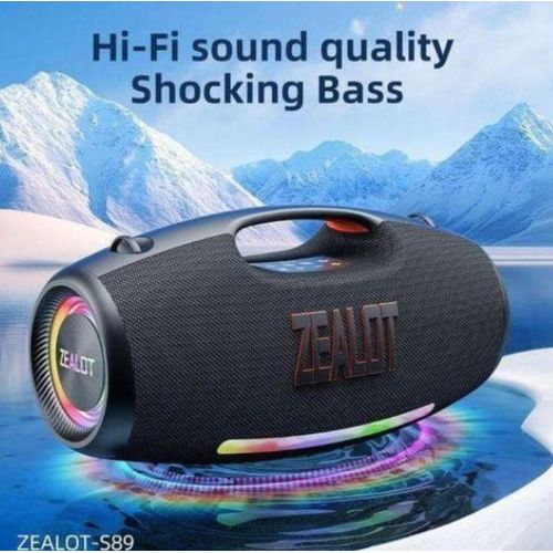 S89 ORIGINAL 250W Super Bass Bluetooth Speaker with RGB Light and 48000mAh Battery