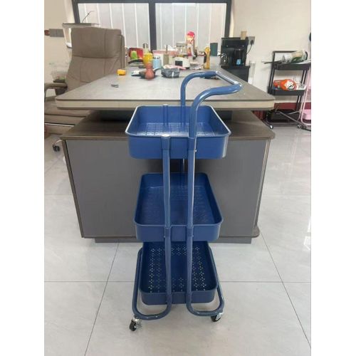 Multipurpose Utility Storage Rack Trolley - 3Tiers