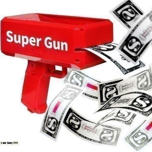 Super money Gun Party money Spray