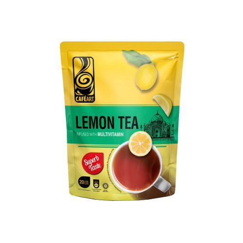 Cafeart Lemon Tea Infused With Multivitamin - 20 Sachets