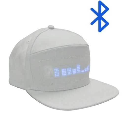 Every Advertisement & Promotions Made Easy With Original Quality White Smart Digital Led Facecap