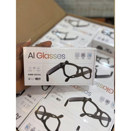AIMB-G2 Pro AI Smart Glasses – 8MP HD Camera, AI Translation, Image Recognition, Bluetooth, WiFi and 3 Lenses - See Smarter, Capture More & Stay Connected.