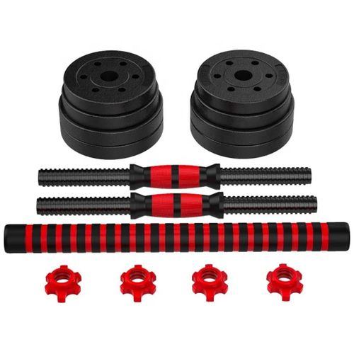 20KG Fitness Dumbbells Set Weights With Barbell Extension