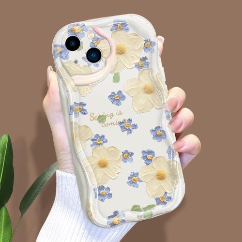 iPhone 14 Plus Case Cute Flower Soft Phone Cover