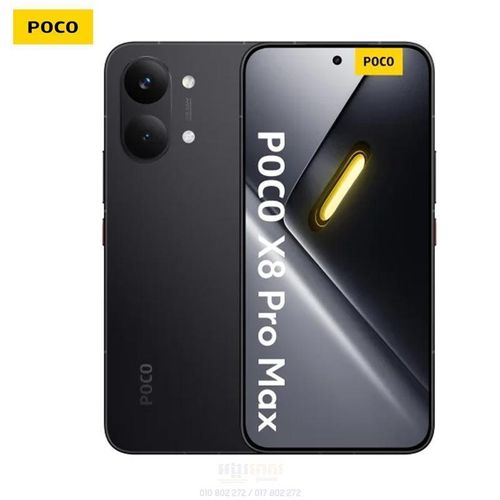 Poco X8 Pro Max 5G 6.83'' 12GB RAM 512GB ROM Android 16, Dual SIM - Black