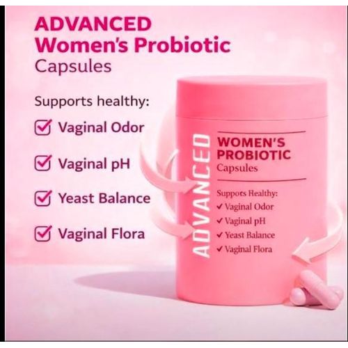 Women’s Probiotic Capsules – Vaginal Health & pH Balance Probiotic Supplement for Women