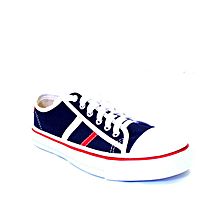 Striped Sneakers - Blue/Red