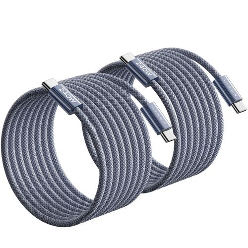 USB C to USB C Cable 10ft, 240W Long USB C Cable Fast Charging