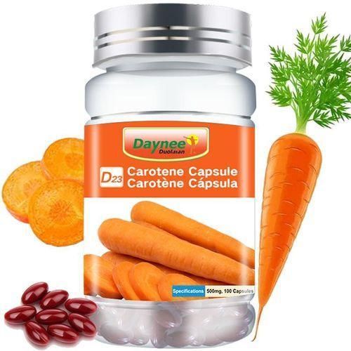 Daynee D23 Carotene Capsule with Vitamin A for Eye, Skin, and Immunity – 500mg (100 Capsules)