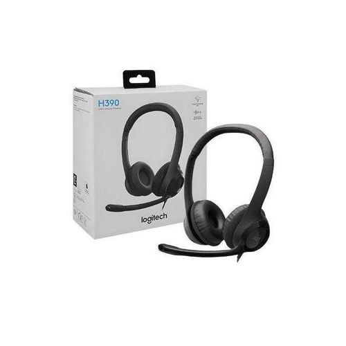 H390 USB Headset Noise-Canceling Microphone