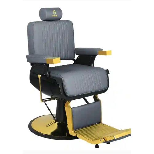 Professional quality salon master adjusting rotating barber chair working station salon