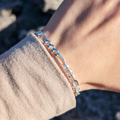 Stainless Steel Link Figa Bracelet