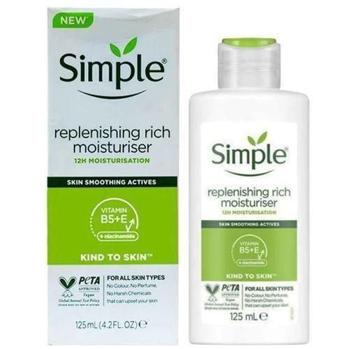 Simple Kind To Skin Replenishing Rich Moisturiser -125ml