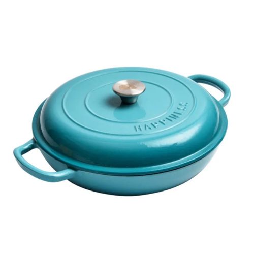 30cm Enamel Cast Iron Seafood Pot